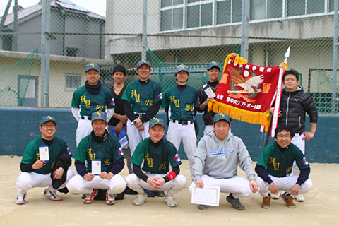 優勝した深井畑山クラブ