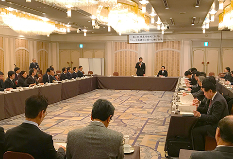 泉州地域から多くの関係者が参加した連絡会議