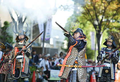 全国各地の火縄銃による祝砲